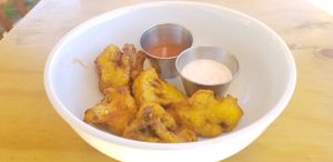 Cauliflower wings at EarthBowl in Tijuana