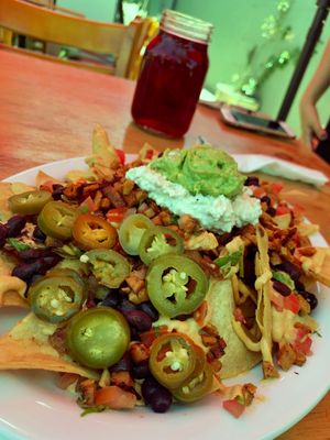 Nachos.  at EarthBowl in Tijuana