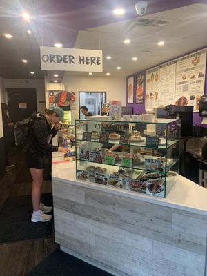 Interior at Cinnaholic in Toronto