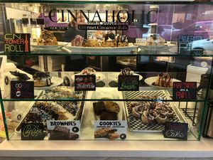 Display cabinet   at Cinnaholic in Toronto