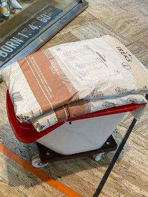 gf flour they use🤓🤓 at VeganWaf in Brussels