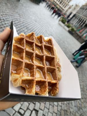 😍  at VeganWaf in Brussels