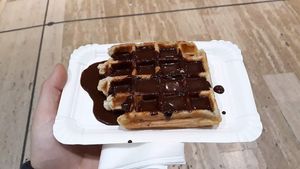 Chocolate at VeganWaf in Brussels