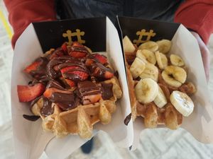   at VeganWaf in Brussels