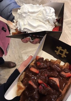   at VeganWaf in Brussels