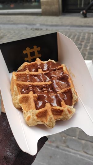 Delicious! at VeganWaf in Brussels