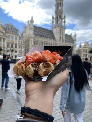 Waffle  at VeganWaf in Brussels