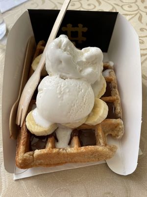   at VeganWaf in Brussels