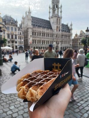 Nice location at VeganWaf in Brussels