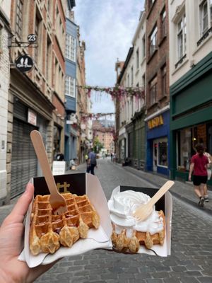   at VeganWaf in Brussels