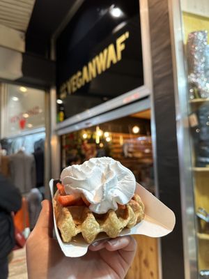   at VeganWaf in Brussels