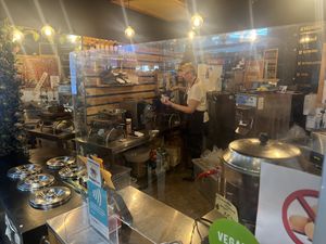 Kitchen   at VeganWaf in Brussels