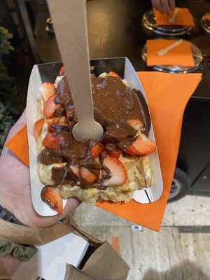   at VeganWaf in Brussels