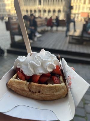   at VeganWaf in Brussels