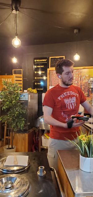 "" at VeganWaf in Brussels