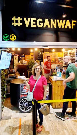 "" at VeganWaf in Brussels