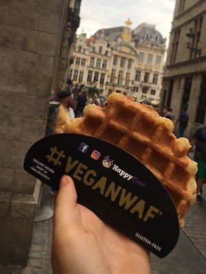   at VeganWaf in Brussels