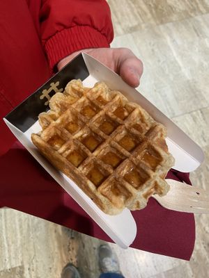 maple syrup   at VeganWaf in Brussels