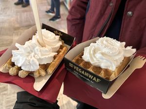   at VeganWaf in Brussels