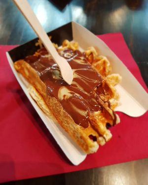 #Veganuary at VeganWaf in Brussels