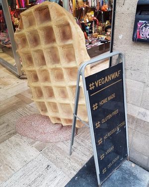 #Veganuary at VeganWaf in Brussels