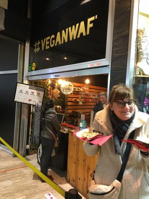   at VeganWaf in Brussels