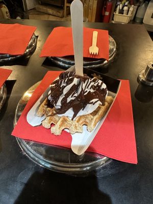   at VeganWaf in Brussels