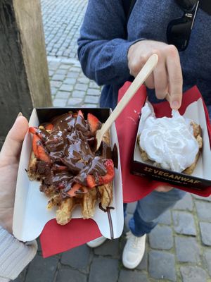   at VeganWaf in Brussels