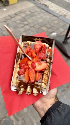   at VeganWaf in Brussels