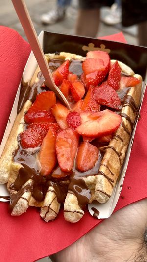   at VeganWaf in Brussels