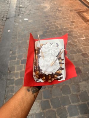 Waffle   at VeganWaf in Brussels