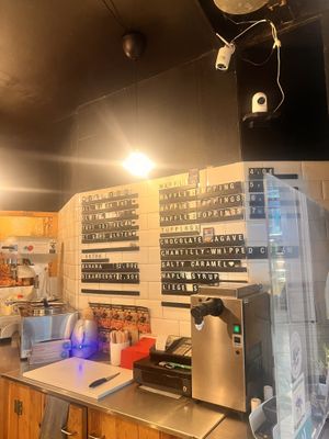 Menu   at VeganWaf in Brussels