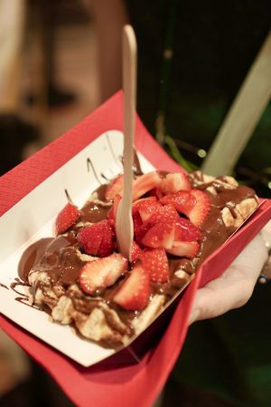   at VeganWaf in Brussels