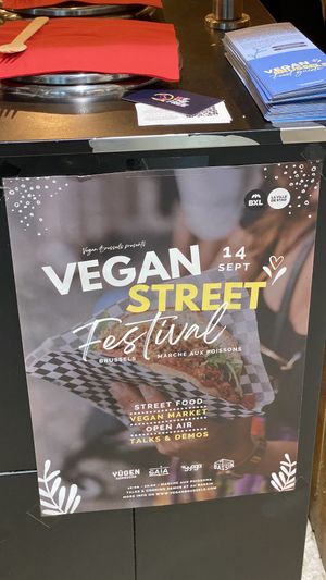   at VeganWaf in Brussels