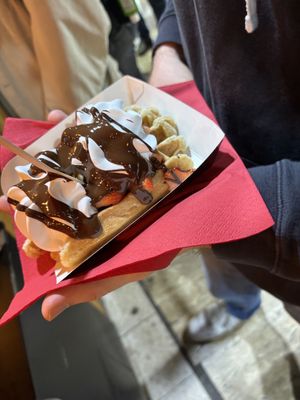   at VeganWaf in Brussels