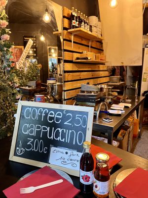 Inside  at VeganWaf in Brussels