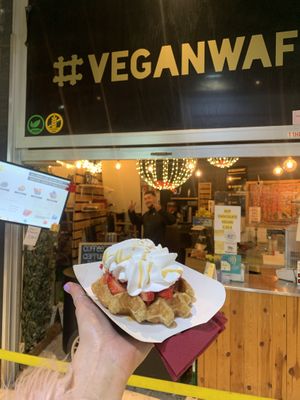   at VeganWaf in Brussels