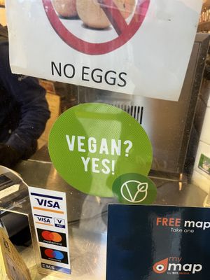 Vegan  at VeganWaf in Brussels