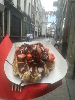   at VeganWaf in Brussels