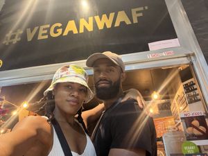   at VeganWaf in Brussels
