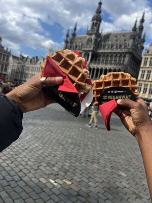   at VeganWaf in Brussels