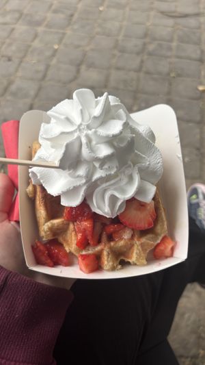   at VeganWaf in Brussels