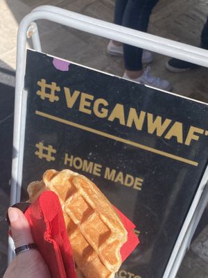   at VeganWaf in Brussels