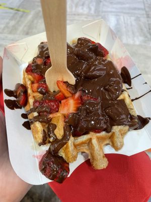   at VeganWaf in Brussels