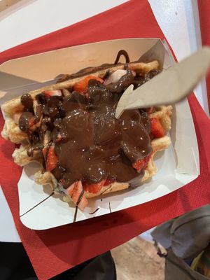   at VeganWaf in Brussels