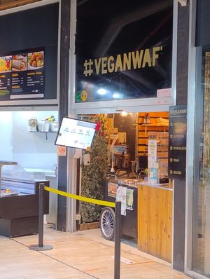 Wafelstandje at VeganWaf in Brussels