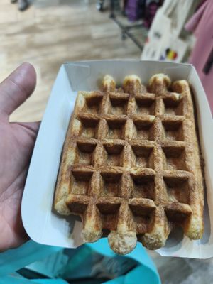 Plain at VeganWaf in Brussels