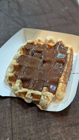 Chocolate at VeganWaf in Brussels