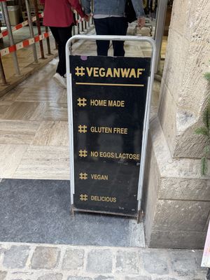  at VeganWaf in Brussels