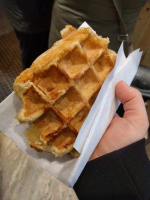 Waffle at VeganWaf in Brussels